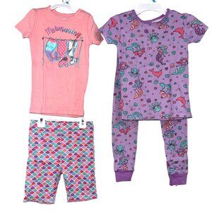 Kids Headquarters "Mermazing" 2-Piece Pajama Set & 2-Piece Graphic Set Size 7 10